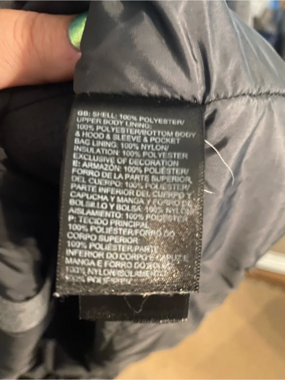The North Face Men's Heather Gray Hooded Light Weight Winter Coat.